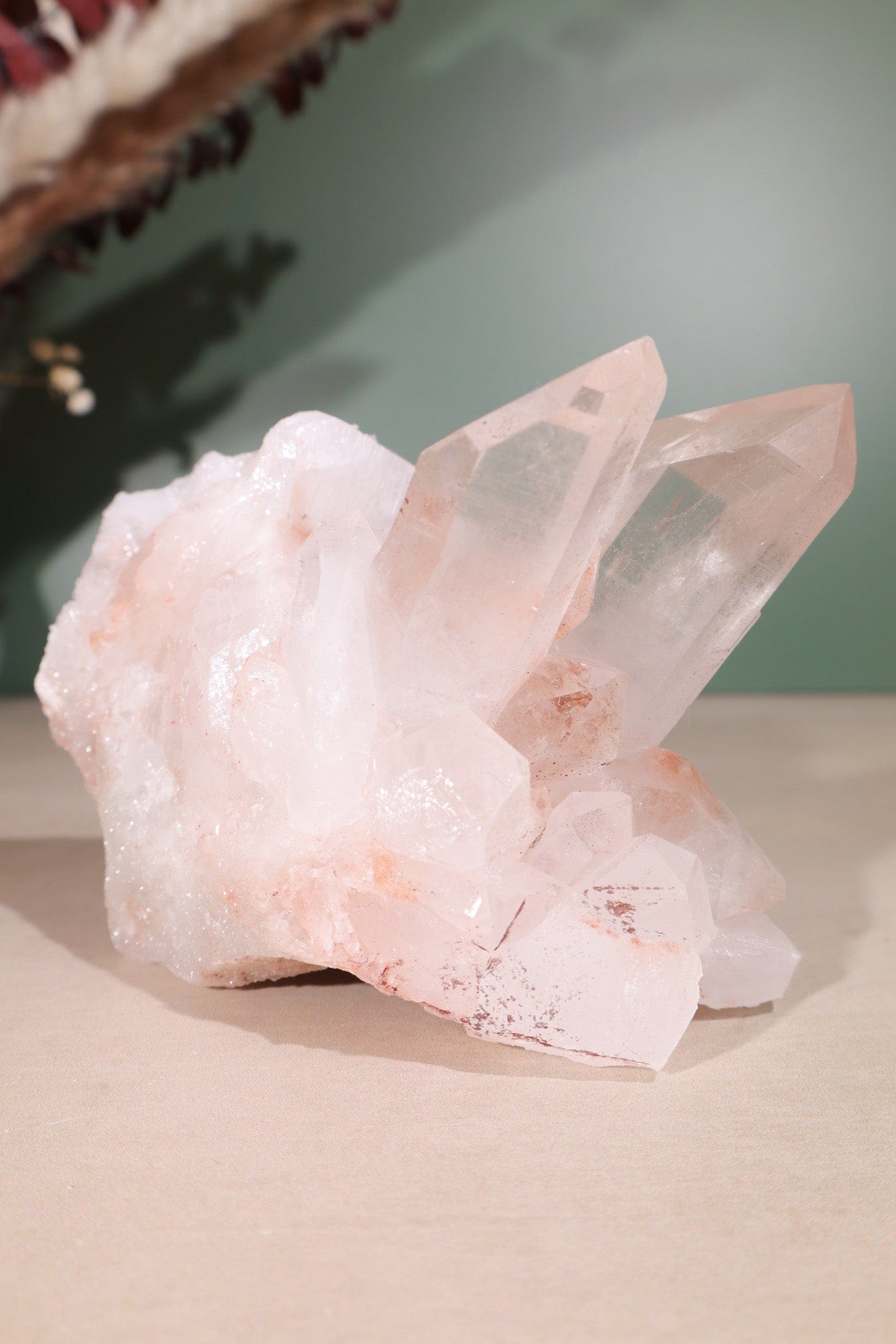 Himalayan Samadhi Quartz Cluster 0.9kg - Tali & Loz Crystals