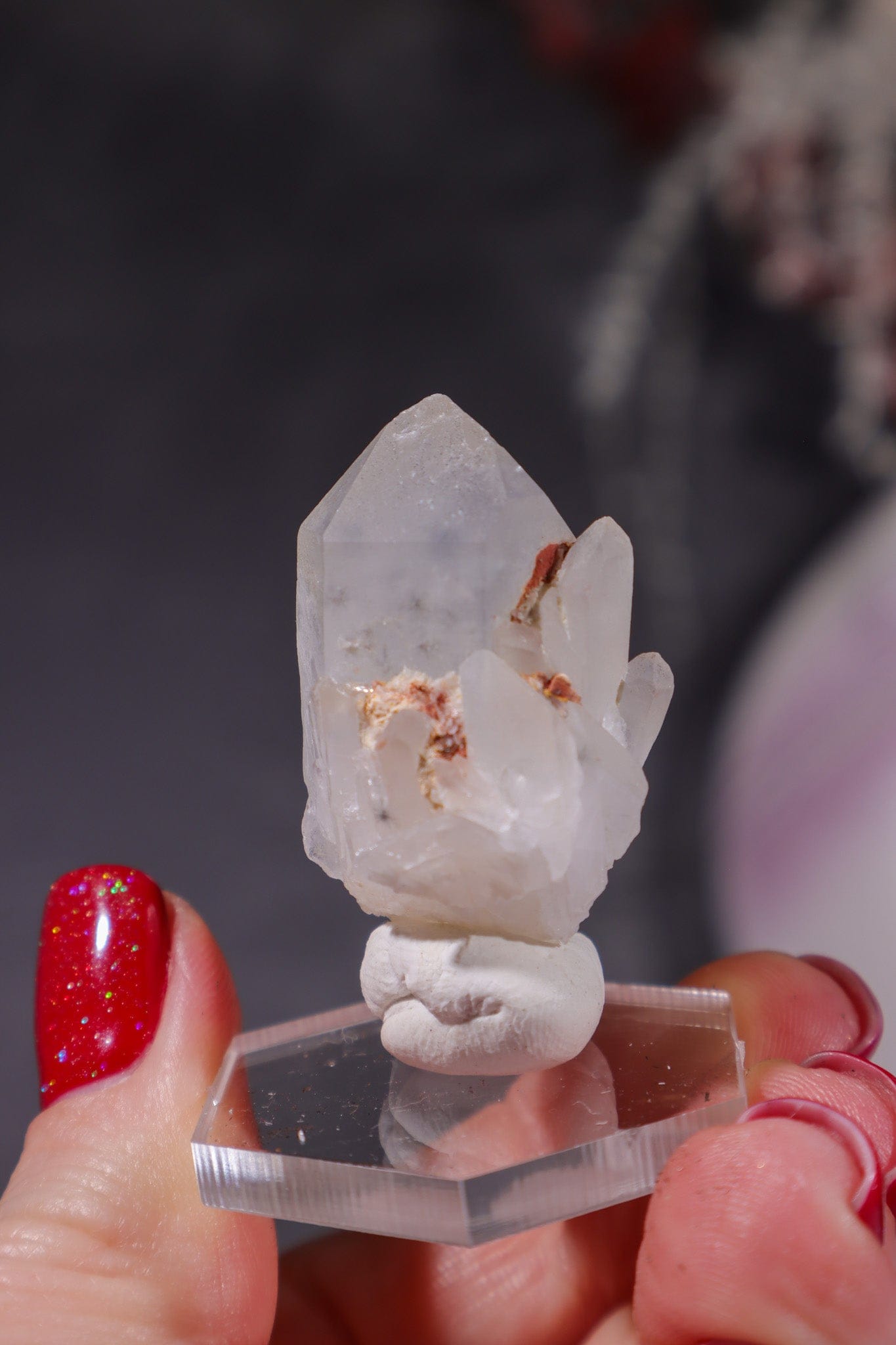 Hollandite In Quartz Specimen 14.6gr Specimen Tali & Loz Crystals