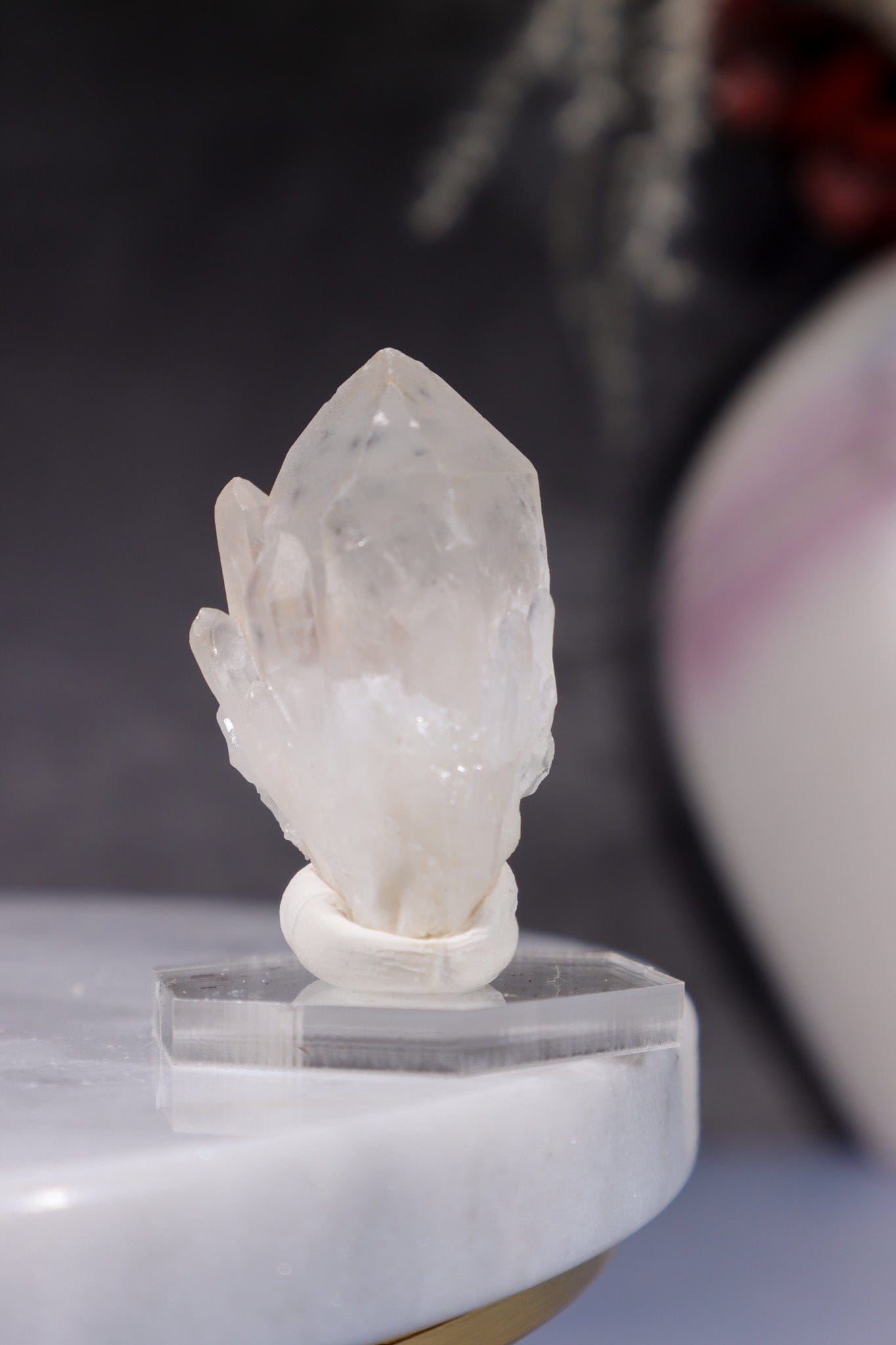 Hollandite In Quartz Specimen 14.6gr Specimen Tali & Loz Crystals