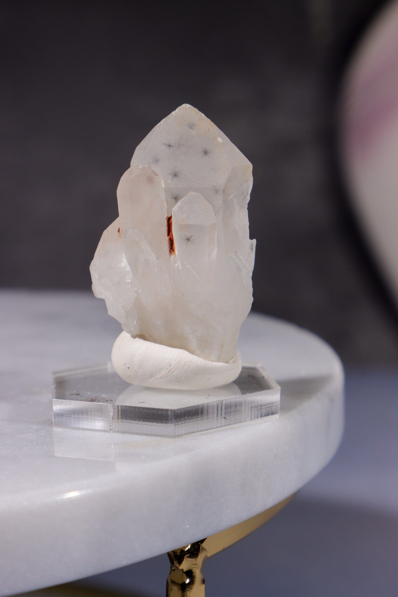 Hollandite In Quartz Specimen 14.6gr Specimen Tali & Loz Crystals