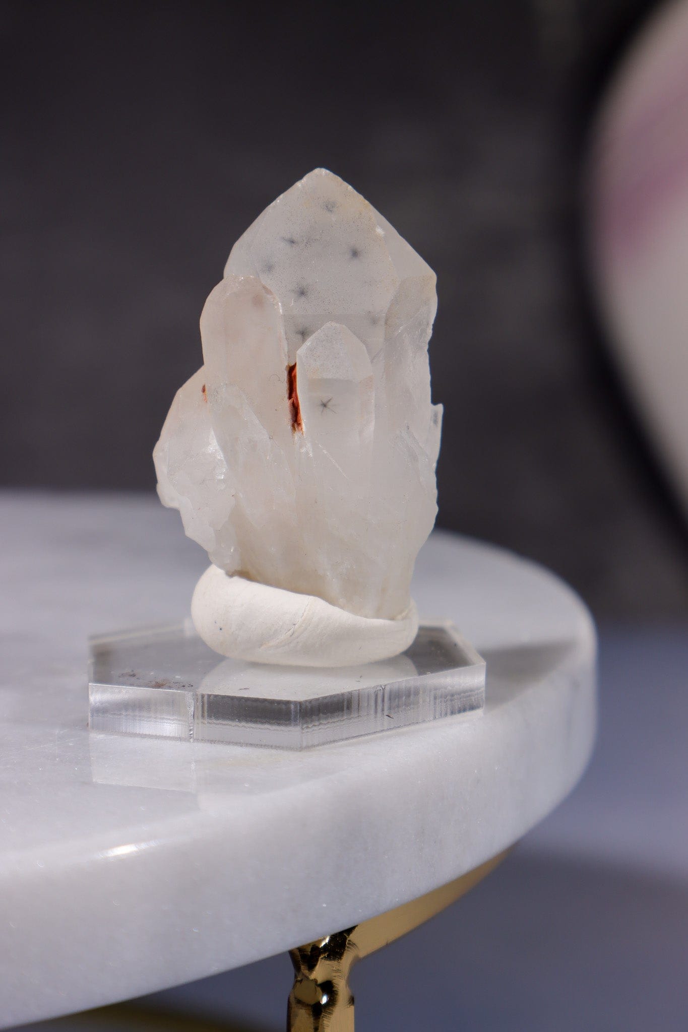 Hollandite In Quartz Specimen 14.6gr Specimen Tali & Loz Crystals