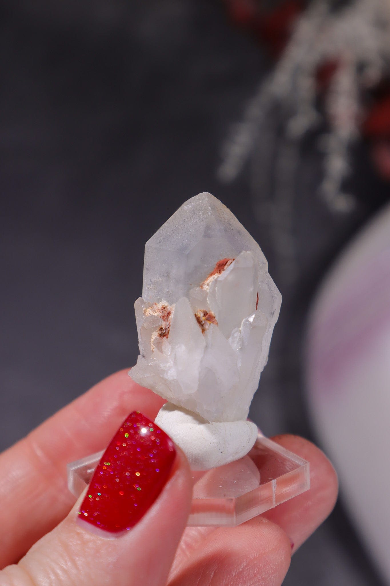 Hollandite In Quartz Specimen 14.6gr Specimen Tali & Loz Crystals