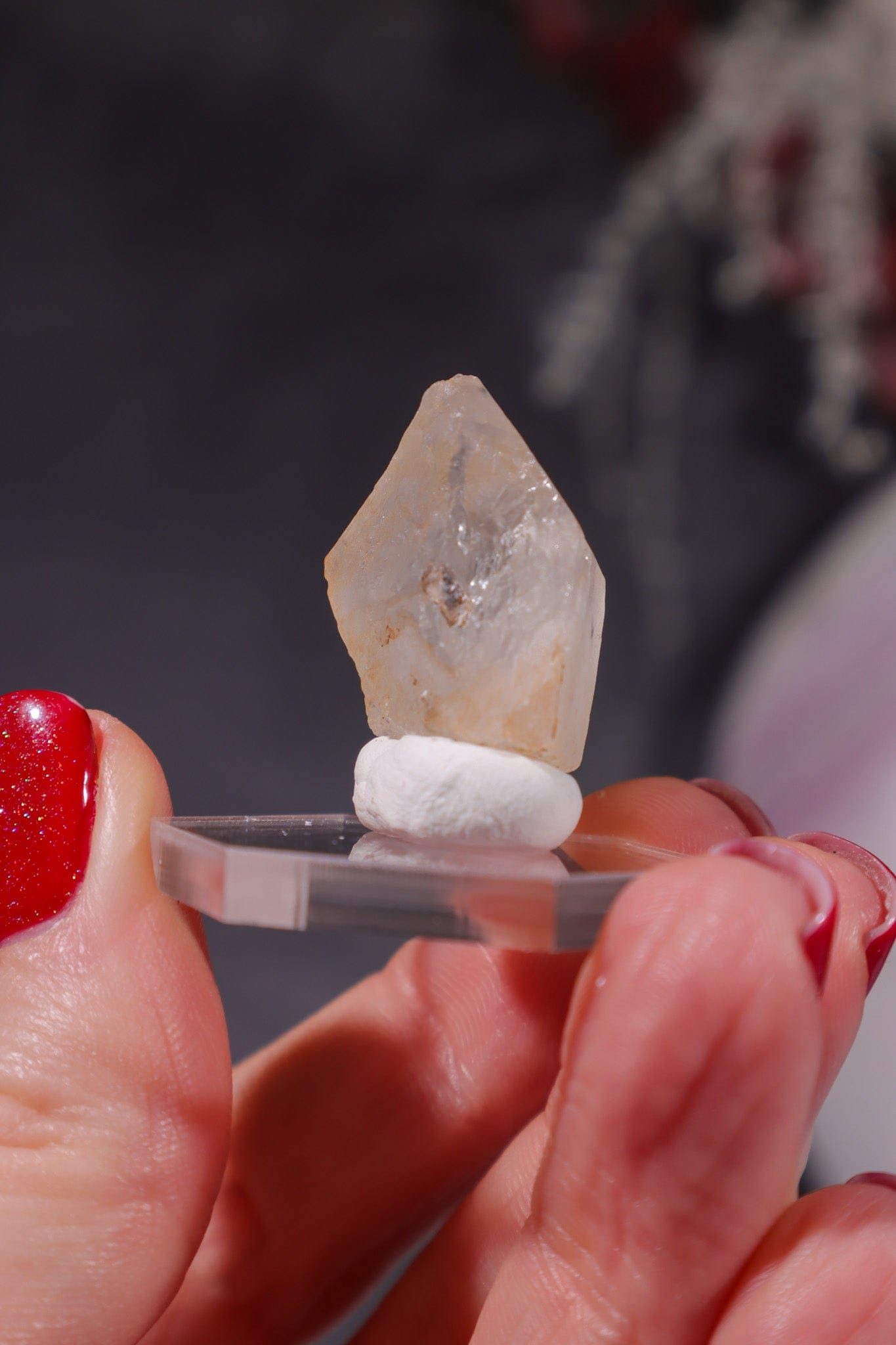 Hollandite In Quartz Specimen 5.65gr Specimen Tali & Loz Crystals