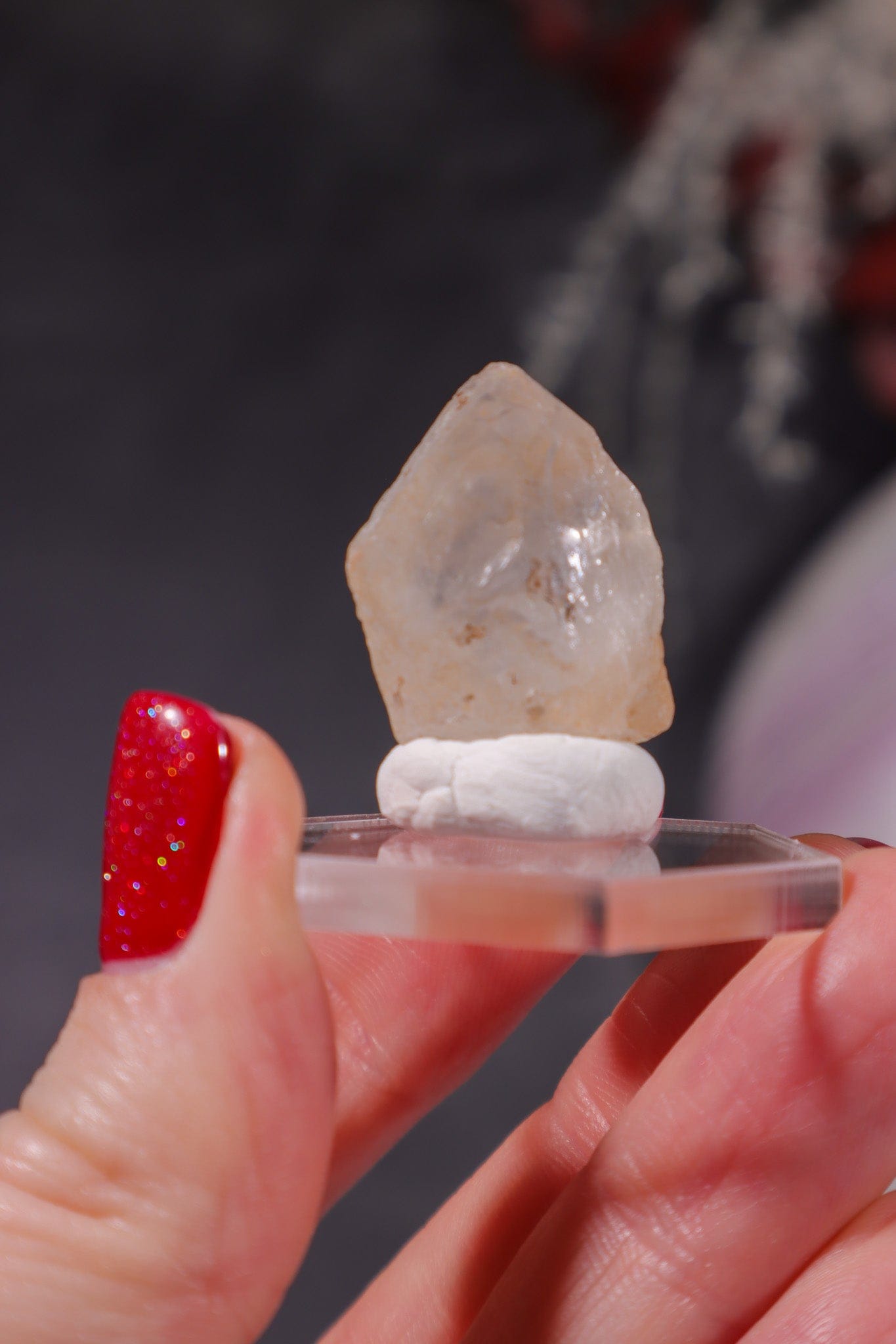 Hollandite In Quartz Specimen 5.65gr Specimen Tali & Loz Crystals