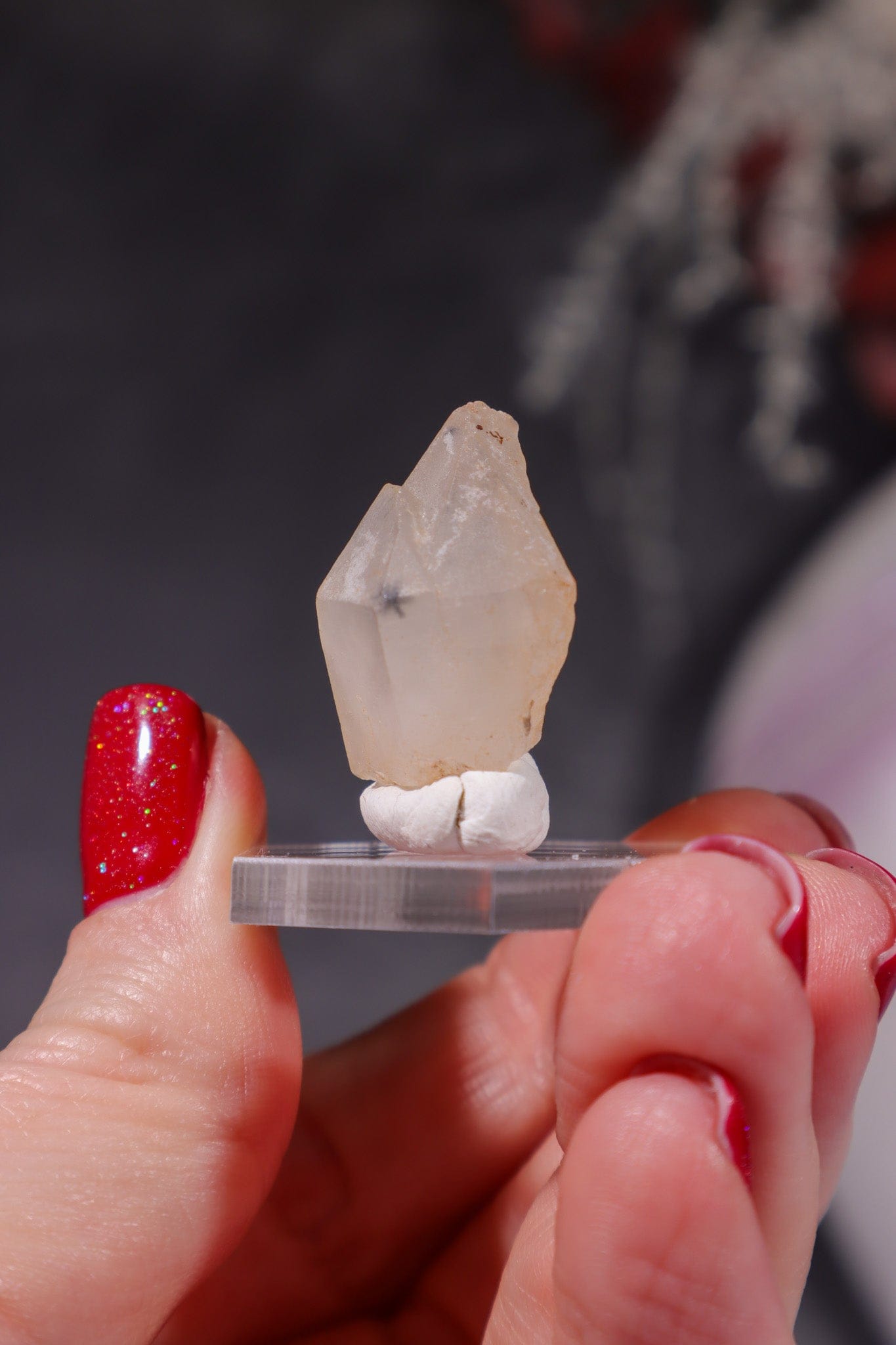 Hollandite In Quartz Specimen 5.65gr Specimen Tali & Loz Crystals