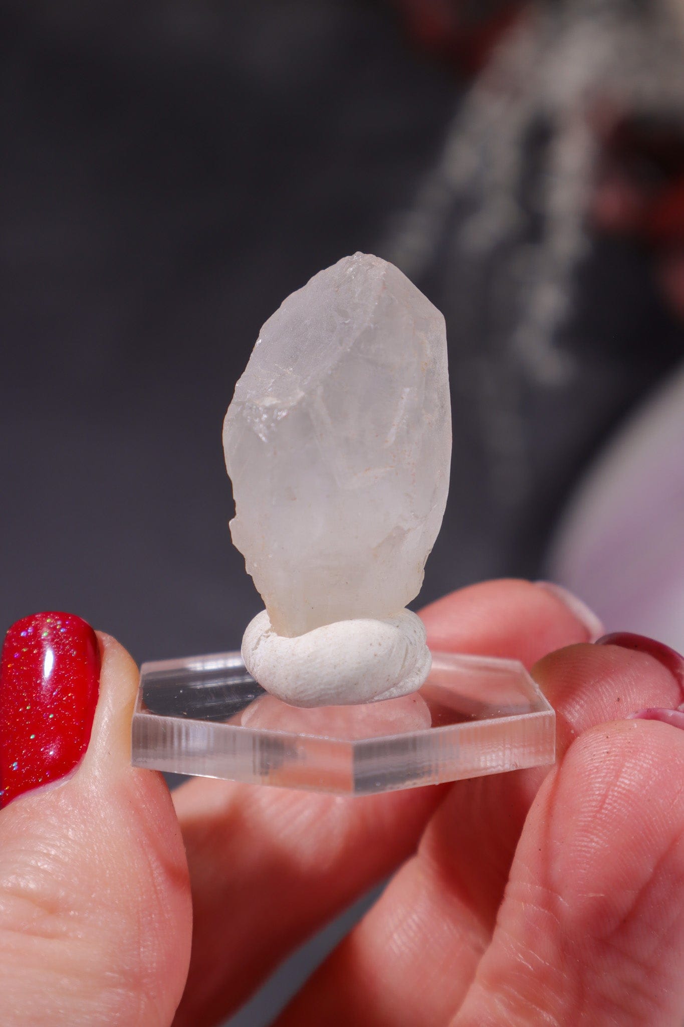 Hollandite In Quartz Specimen 5.6gr Specimen Tali & Loz Crystals