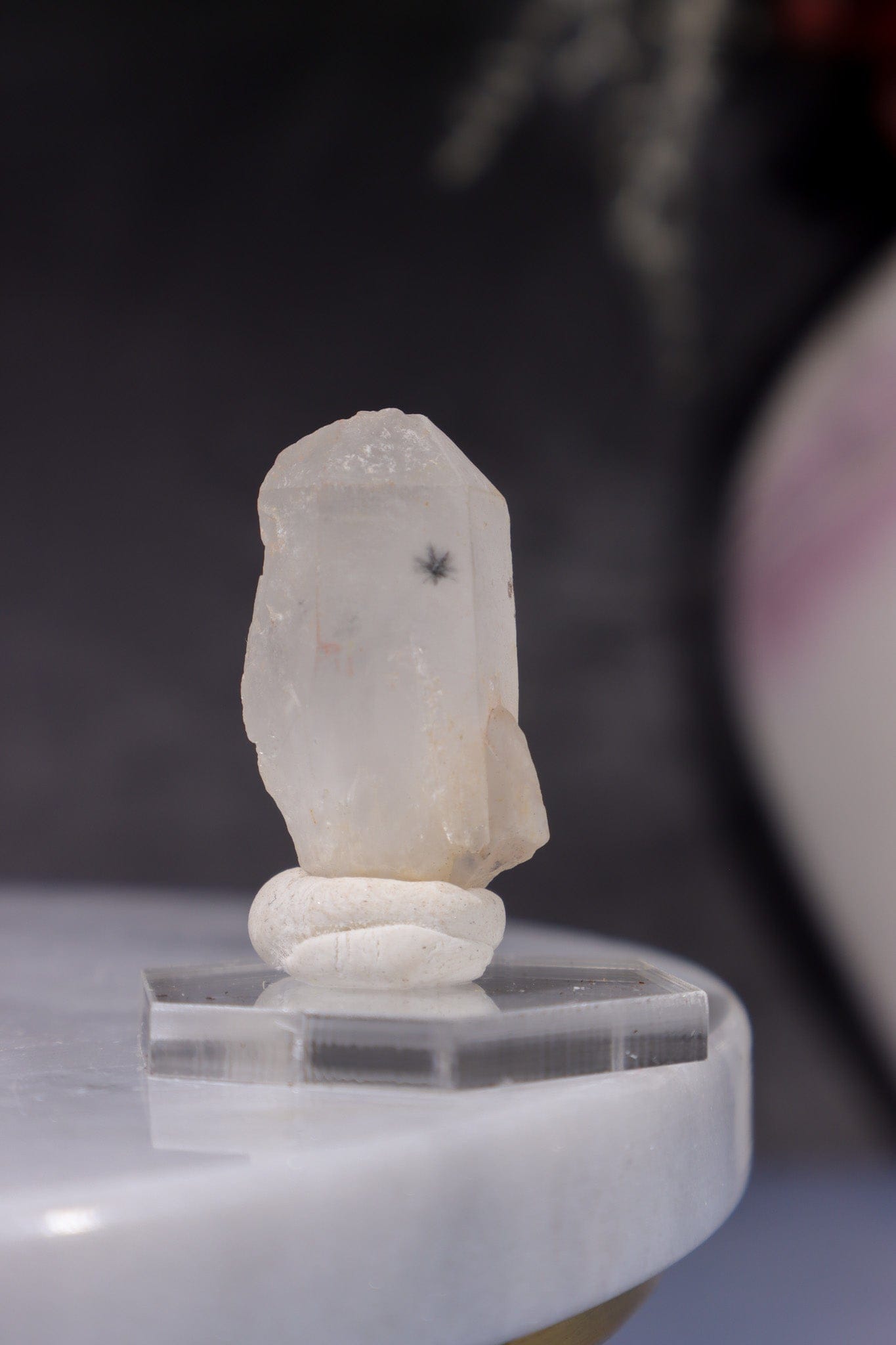 Hollandite In Quartz Specimen 5.6gr Specimen Tali & Loz Crystals