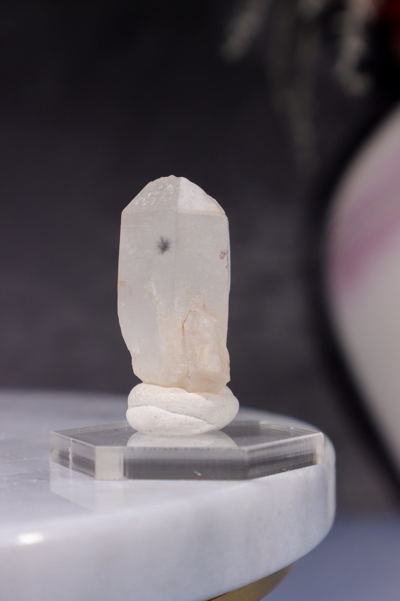 Hollandite In Quartz Specimen 5.6gr Specimen Tali & Loz Crystals