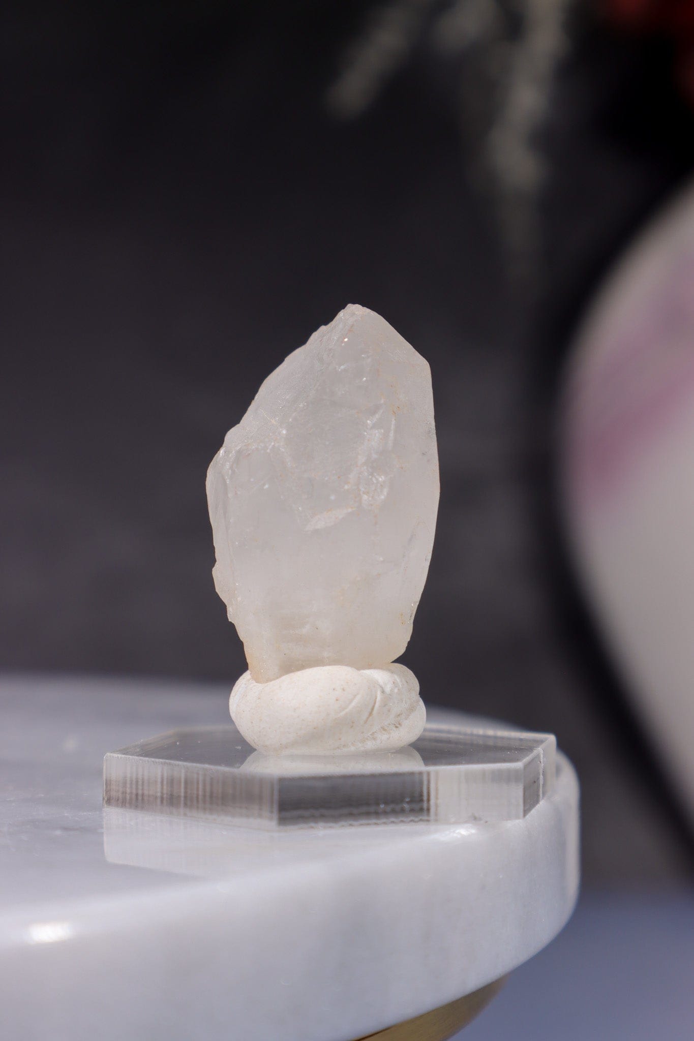 Hollandite In Quartz Specimen 5.6gr Specimen Tali & Loz Crystals