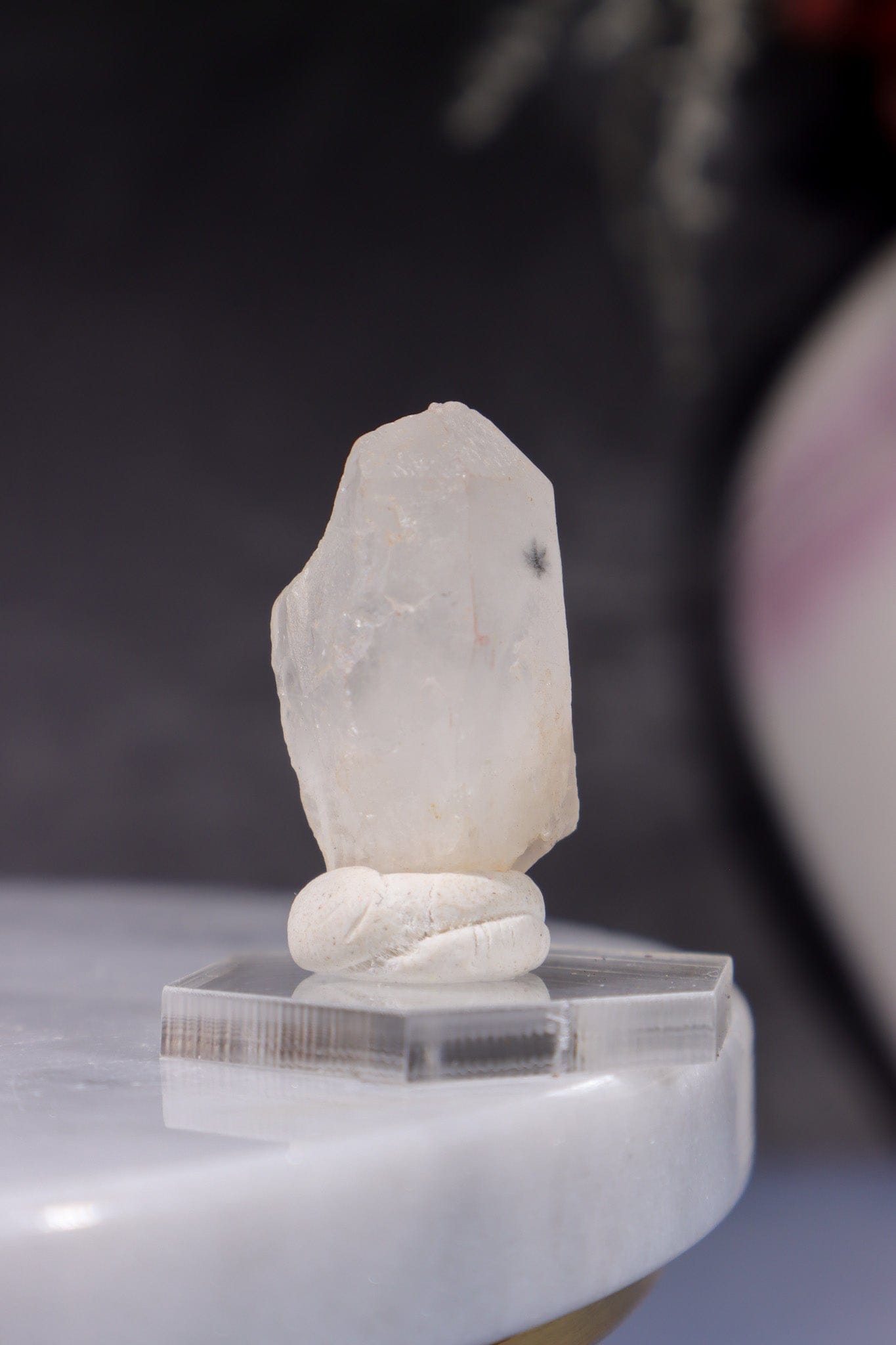 Hollandite In Quartz Specimen 5.6gr Specimen Tali & Loz Crystals