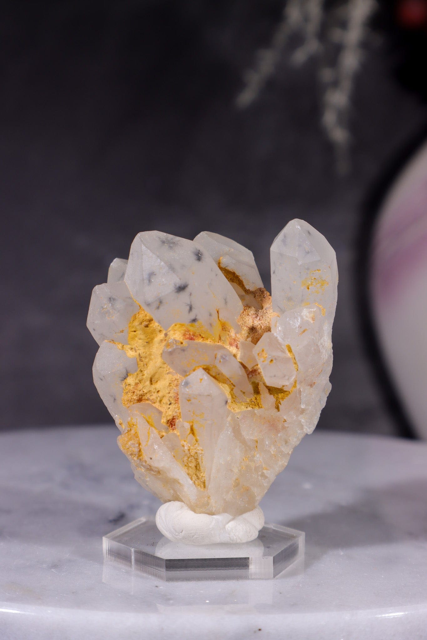 Hollandite In Quartz Specimen 54gr Specimen Tali & Loz Crystals