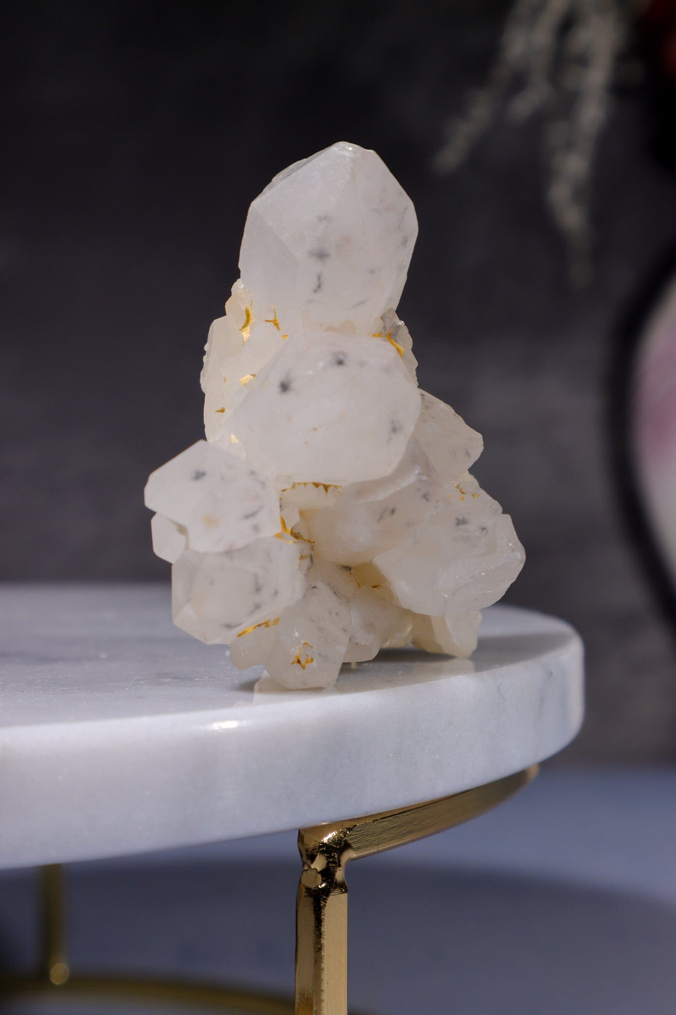 Hollandite In Quartz Specimen 59gr Specimen Tali & Loz Crystals