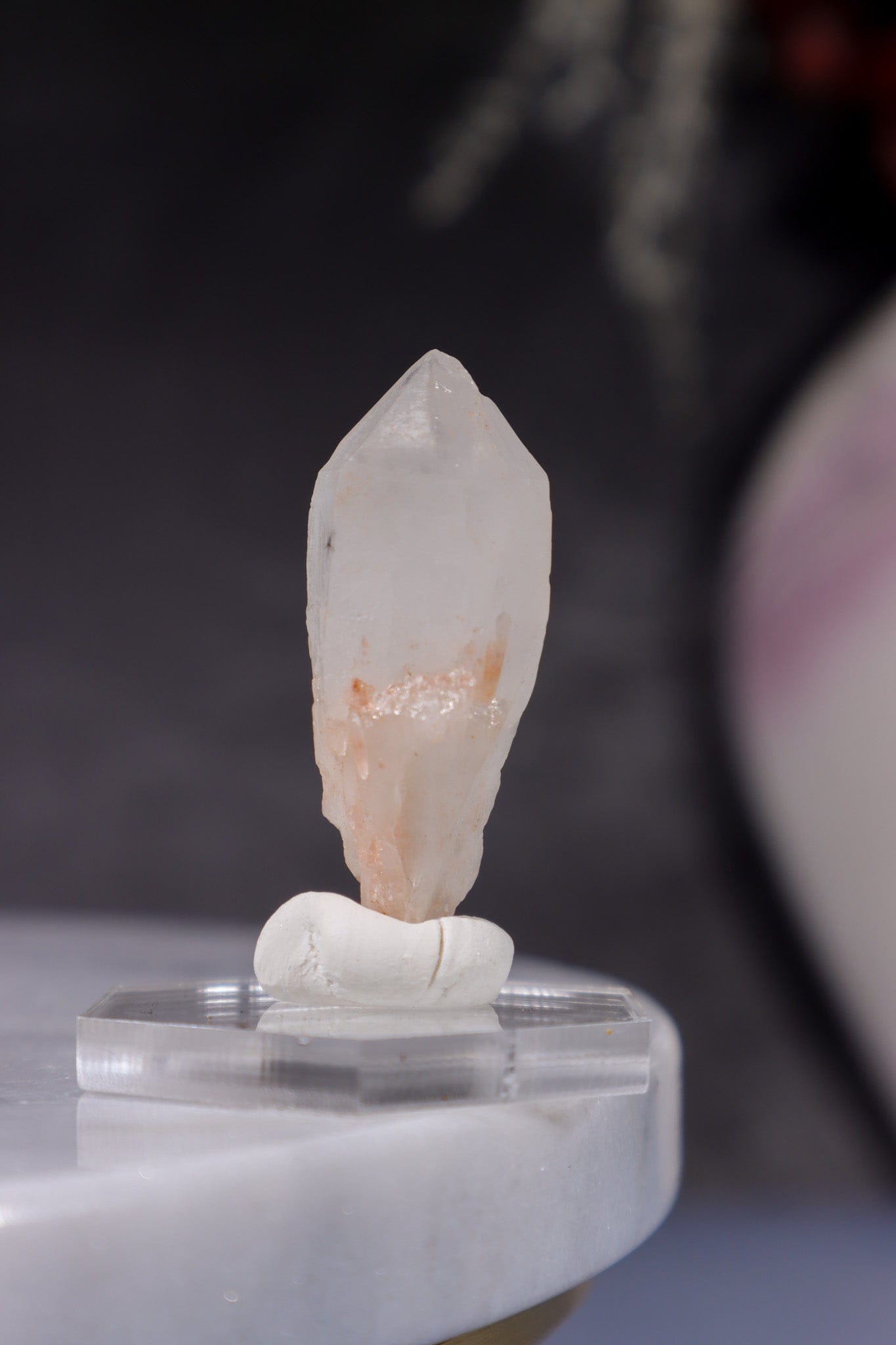 Hollandite In Quartz Specimen 6.14gr Specimen Tali & Loz Crystals