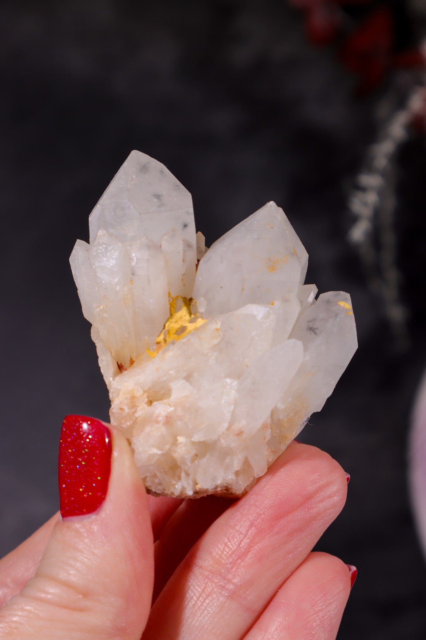 Hollandite In Quartz Specimen 60gr Specimen Tali & Loz Crystals