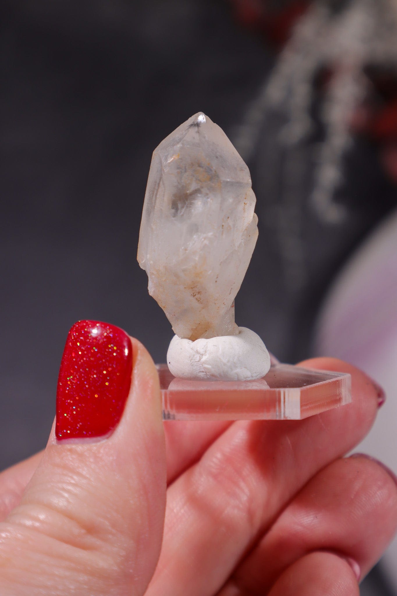 Hollandite In Quartz Specimen 6gr Specimen Tali & Loz Crystals