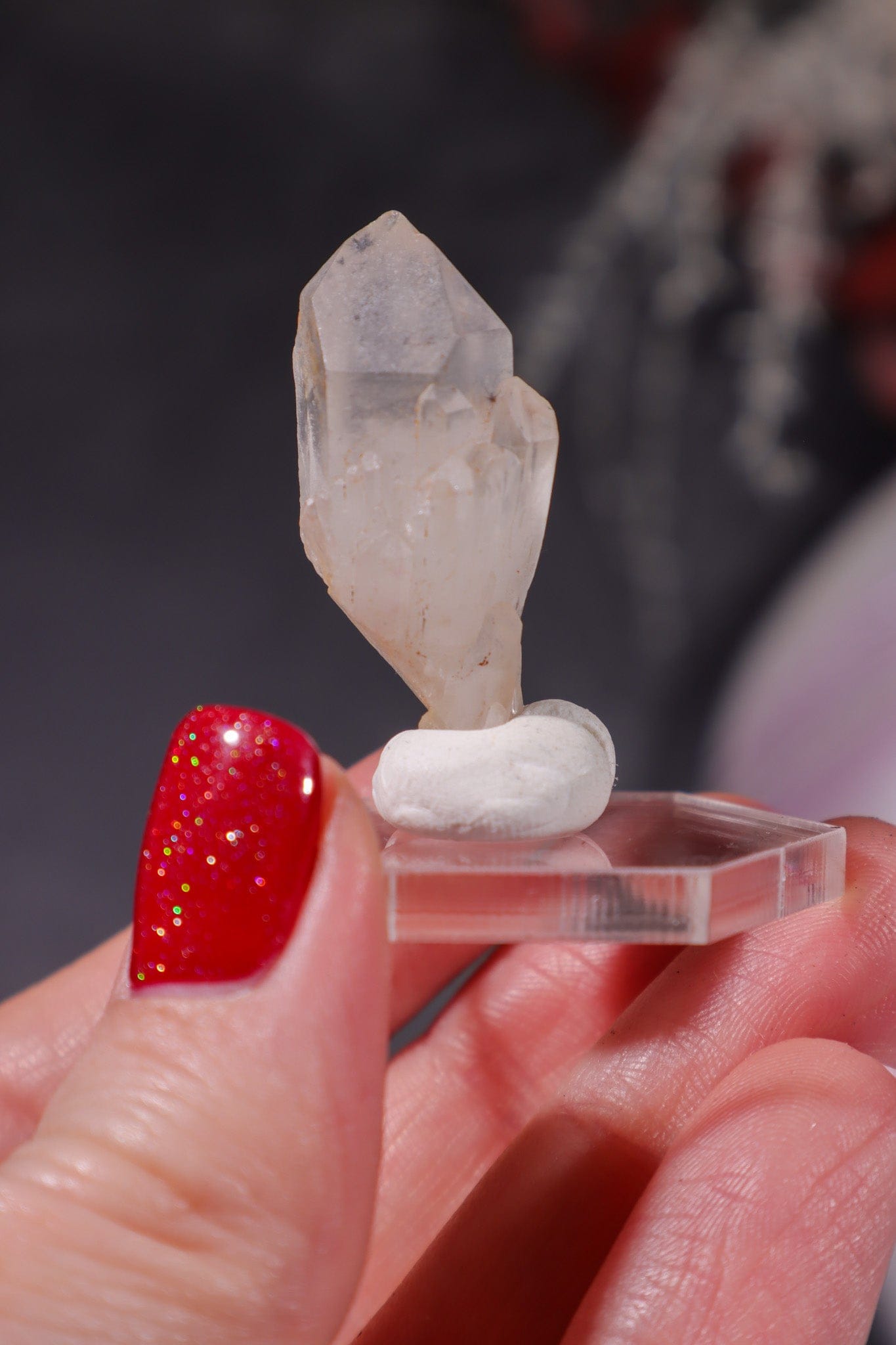 Hollandite In Quartz Specimen 6gr Specimen Tali & Loz Crystals