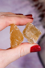 Honey Calcite Rough 20-30mm (3 pieces) Rough Crystals Tali & Loz Crystals