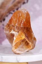 Honey Calcite Specimen 8cm, Mexico Minerals Tali & Loz Crystals
