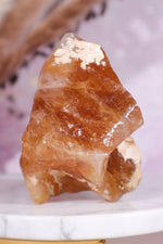 Honey Calcite Specimen 8cm, Mexico Minerals Tali & Loz Crystals