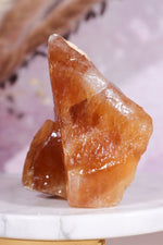 Honey Calcite Specimen 8cm, Mexico Minerals Tali & Loz Crystals