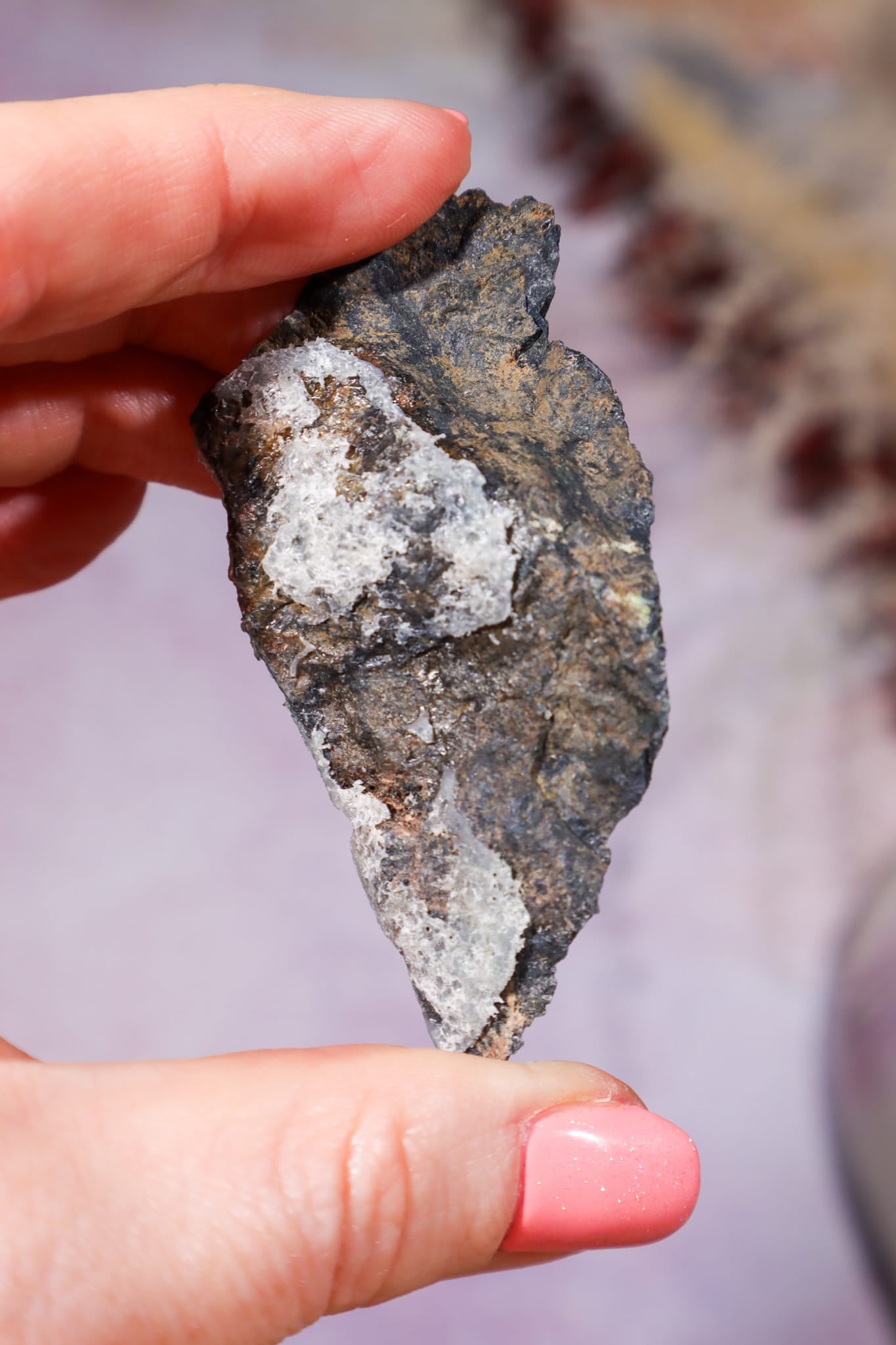 Hureaulite with Rockbridgeite 6.9cm, Bull Moose Mine, South Dakota, Intuitively Chosen Minerals Tali & Loz Crystals