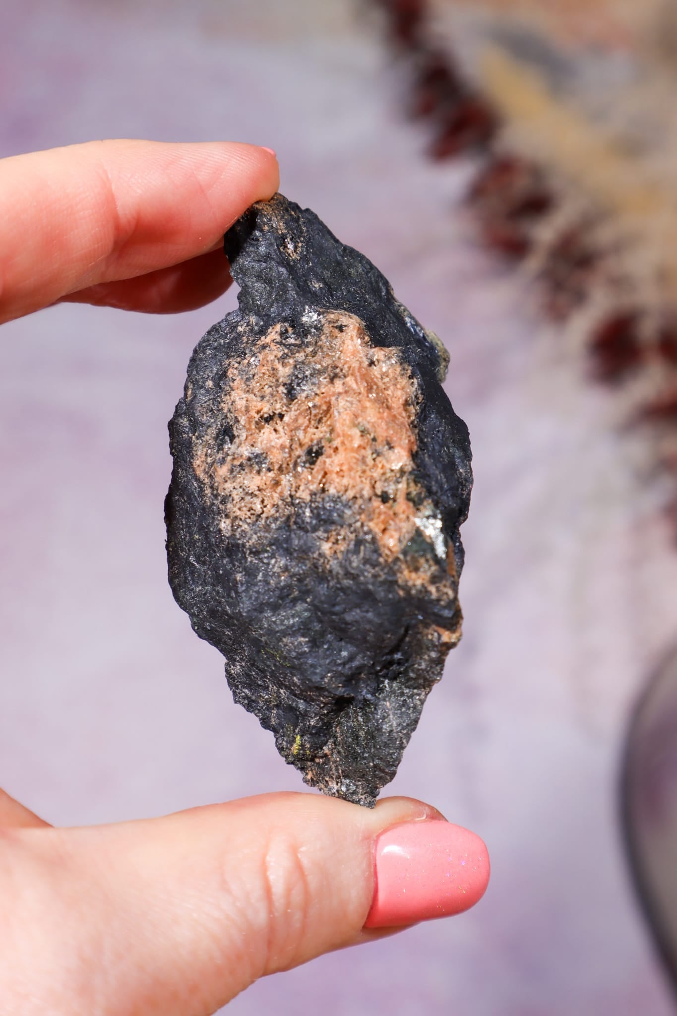 Hureaulite with Rockbridgeite 6.9cm, Bull Moose Mine, South Dakota, Intuitively Chosen Minerals Tali & Loz Crystals