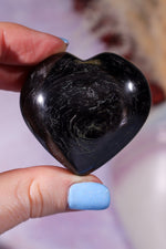Hypersthene Heart Carving 4.5cm Hearts Tali & Loz Crystals