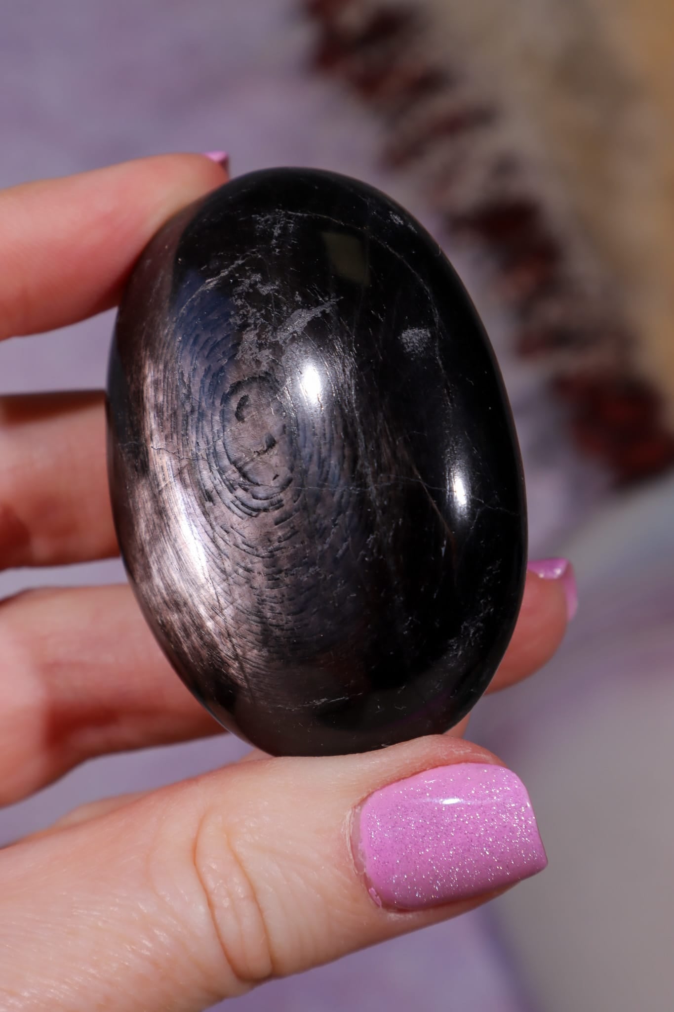 Hypersthene Palmstones | 4.5cm | India Palmstones Tali & Loz Crystals