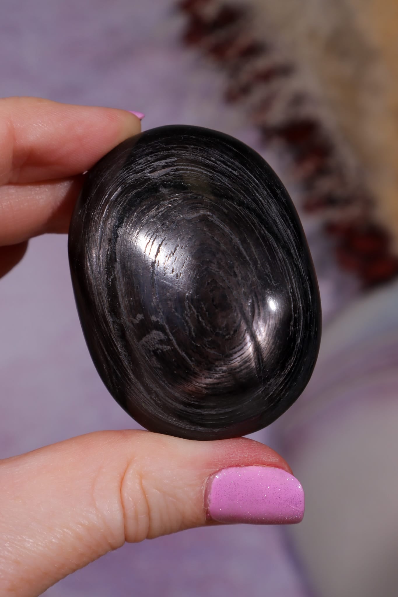 Hypersthene Palmstones | 4.5cm | India Palmstones Tali & Loz Crystals