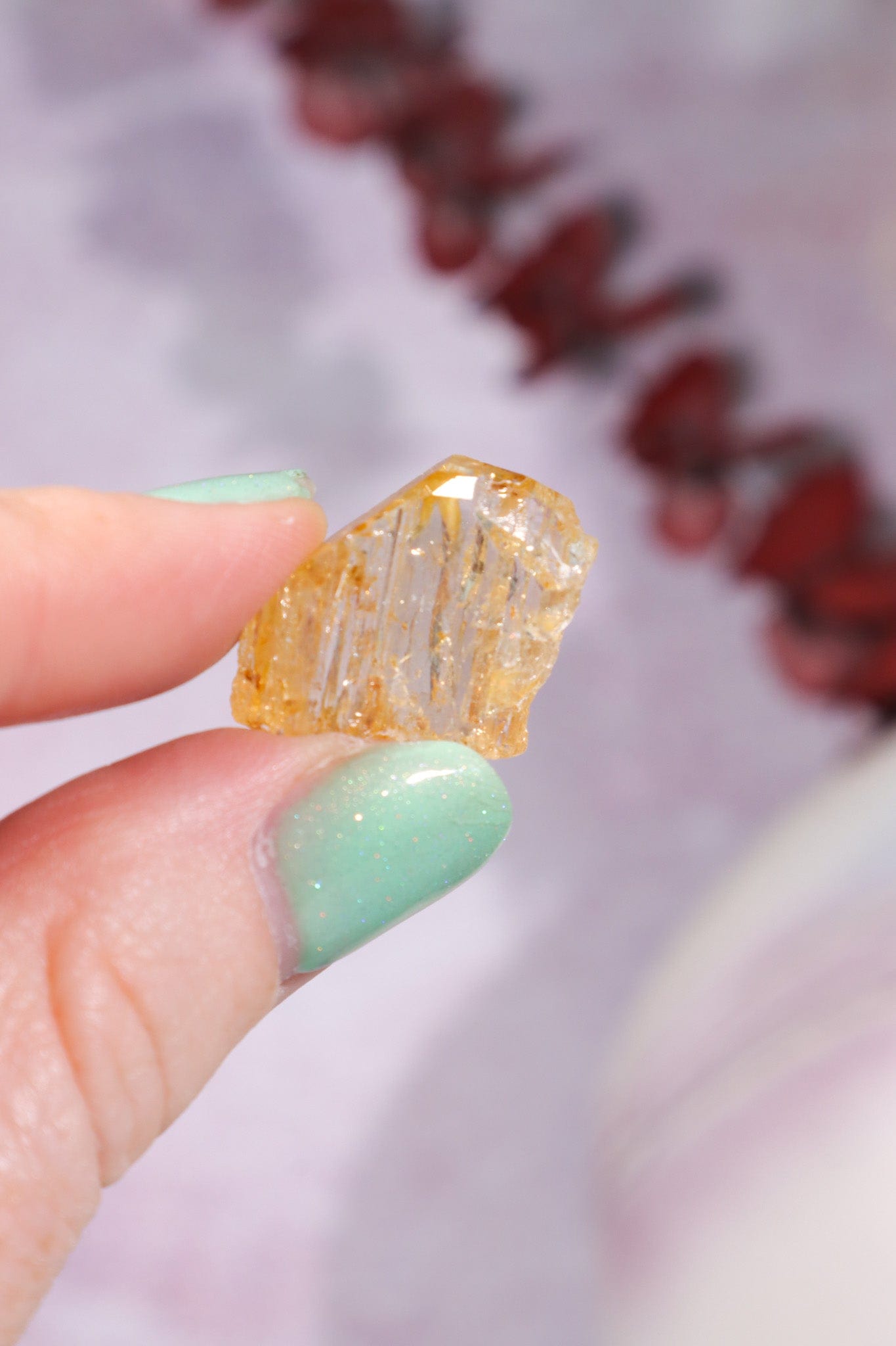 Imperial Topaz Gem 3.78gr Gem Tali & Loz Crystals