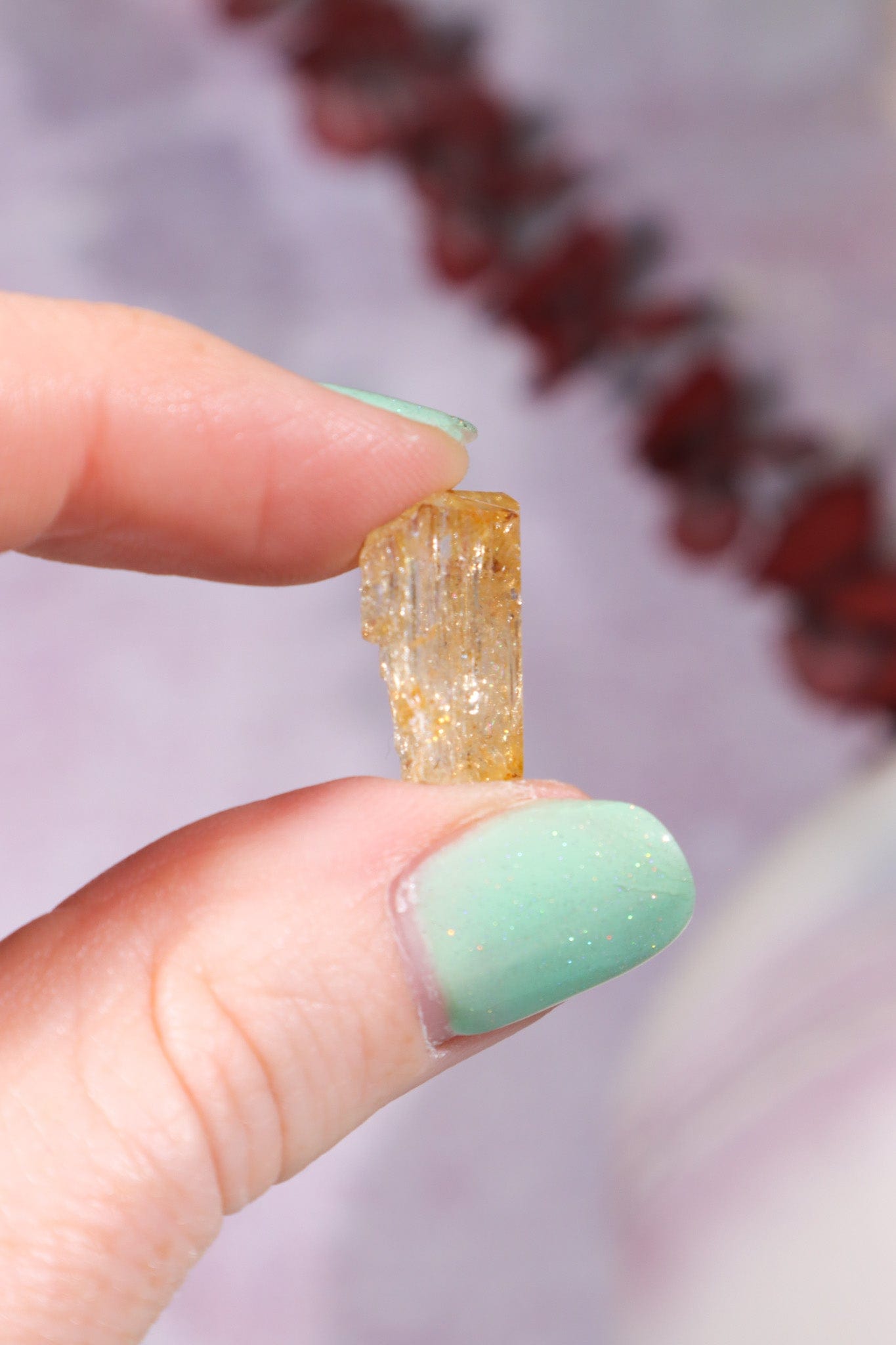 Imperial Topaz Gem 3.78gr Gem Tali & Loz Crystals