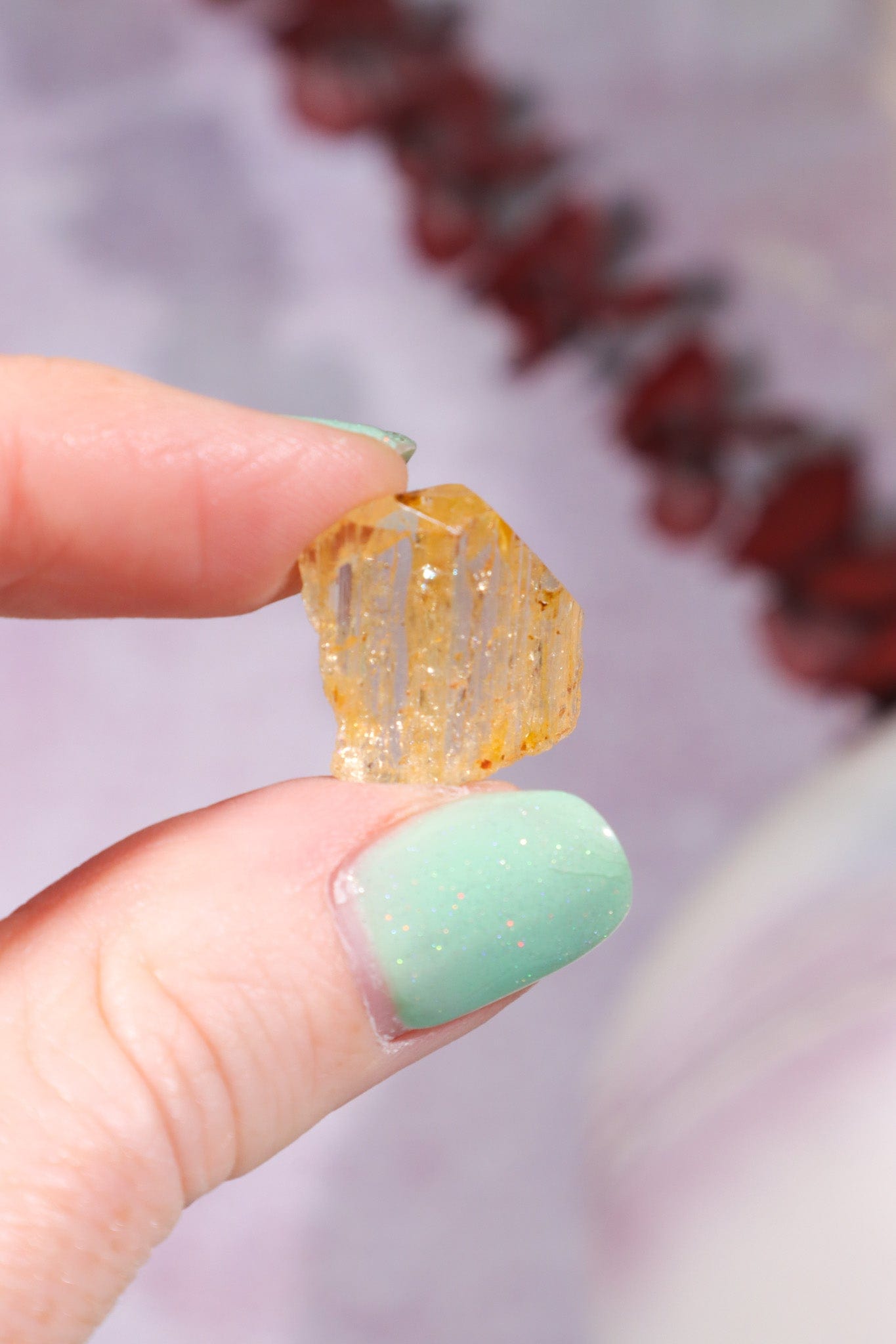 Imperial Topaz Gem 3.78gr Gem Tali & Loz Crystals