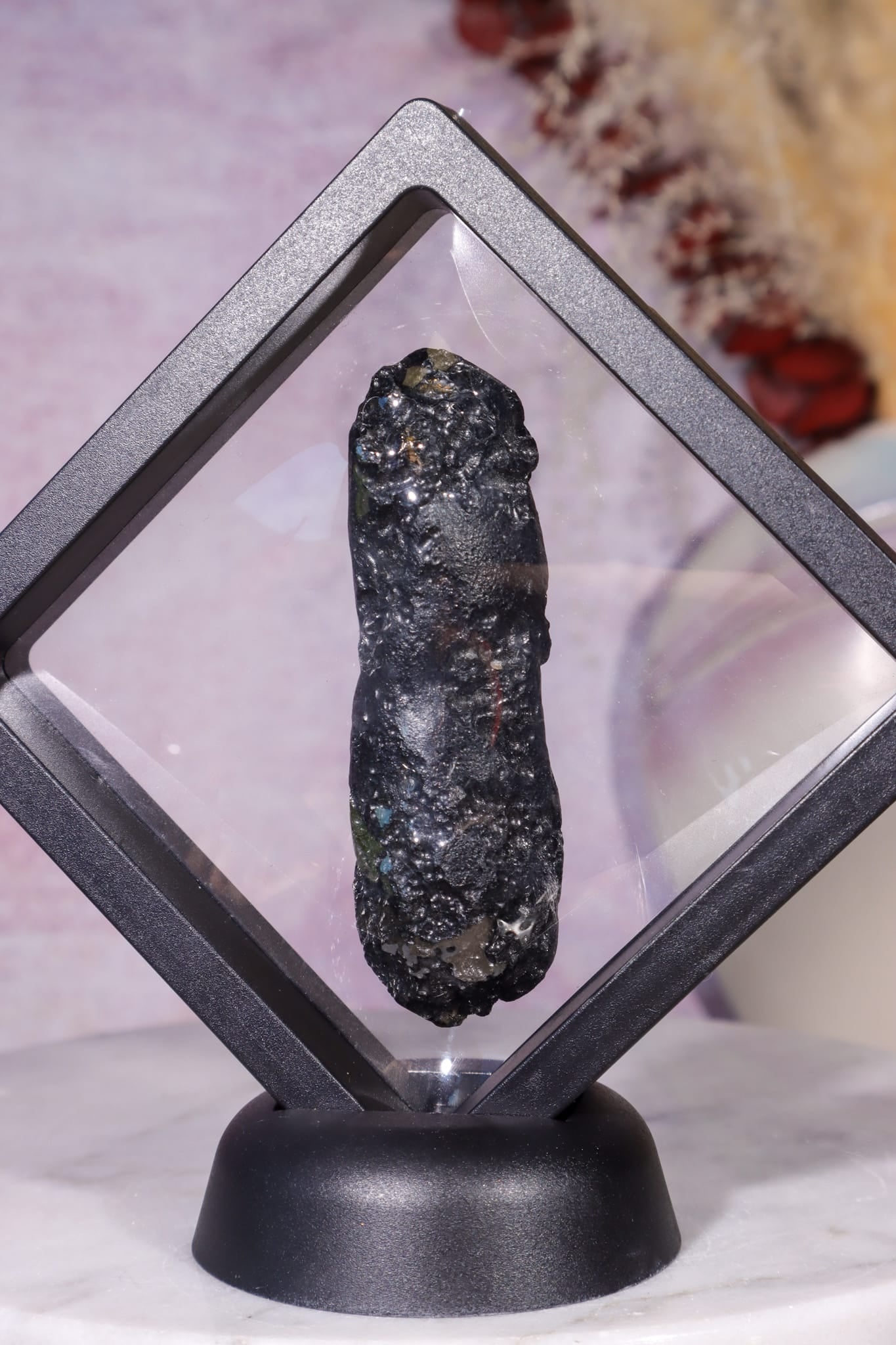 Indochinite Tektite | Natural | 53.2g | Indochinese Peninsula Tektite Tali & Loz Crystals