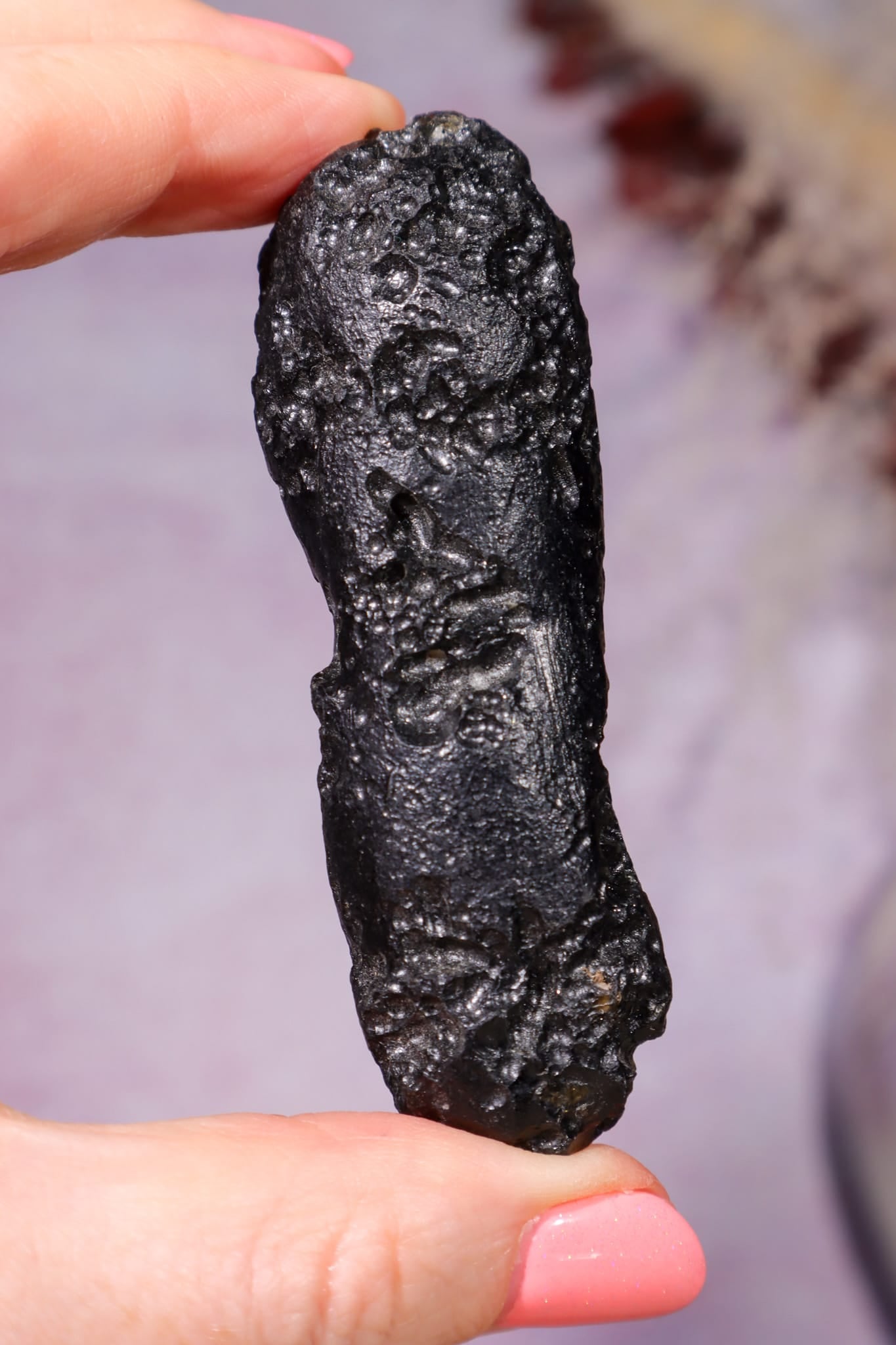 Indochinite Tektite | Natural | 53.2g | Indochinese Peninsula Tektite Tali & Loz Crystals