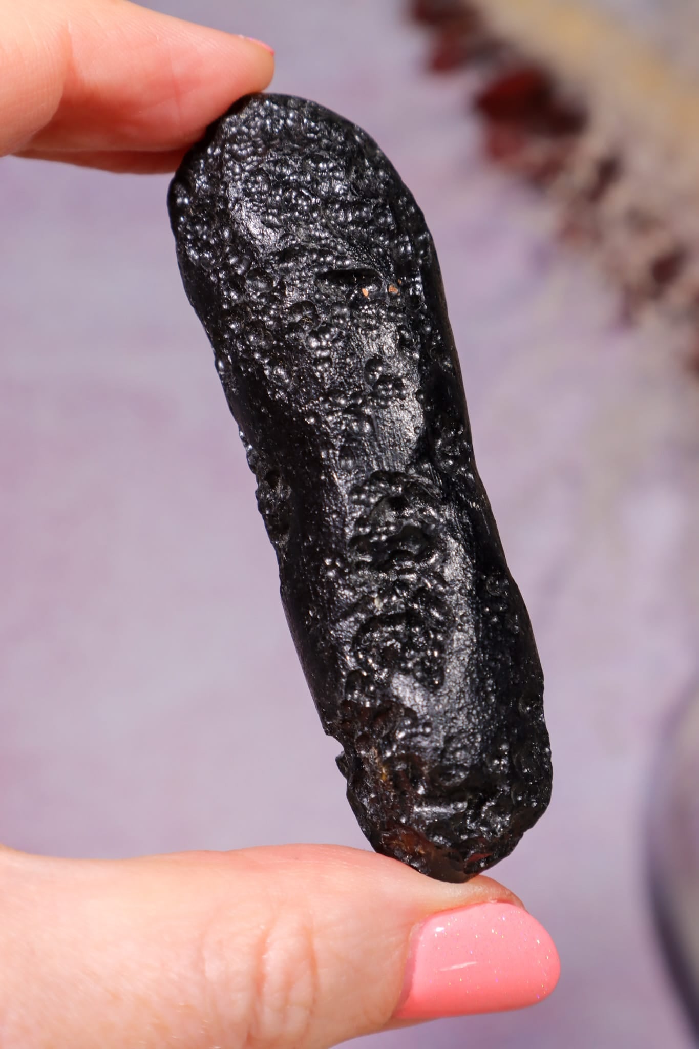 Indochinite Tektite | Natural | 53.2g | Indochinese Peninsula Tektite Tali & Loz Crystals