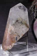 Indonesian Clear Quartz Point With Tourmaline Inclusions 13.7cm Points Tali & Loz Crystals