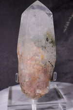 Indonesian Clear Quartz Point With Tourmaline Inclusions 13.7cm Points Tali & Loz Crystals