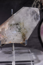 Indonesian Clear Quartz Point With Tourmaline Inclusions 13.7cm Points Tali & Loz Crystals
