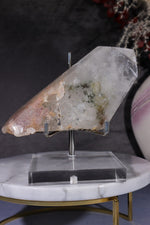 Indonesian Clear Quartz Point With Tourmaline Inclusions 13.7cm Points Tali & Loz Crystals