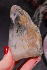 Indonesian Clear Quartz Point With Tourmaline Inclusions 9cm Points Tali & Loz Crystals