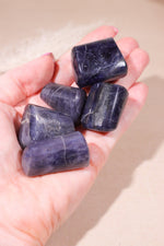 Iolite with Sunstone Tumblestones 20-40mm - Tali & Loz Crystals
