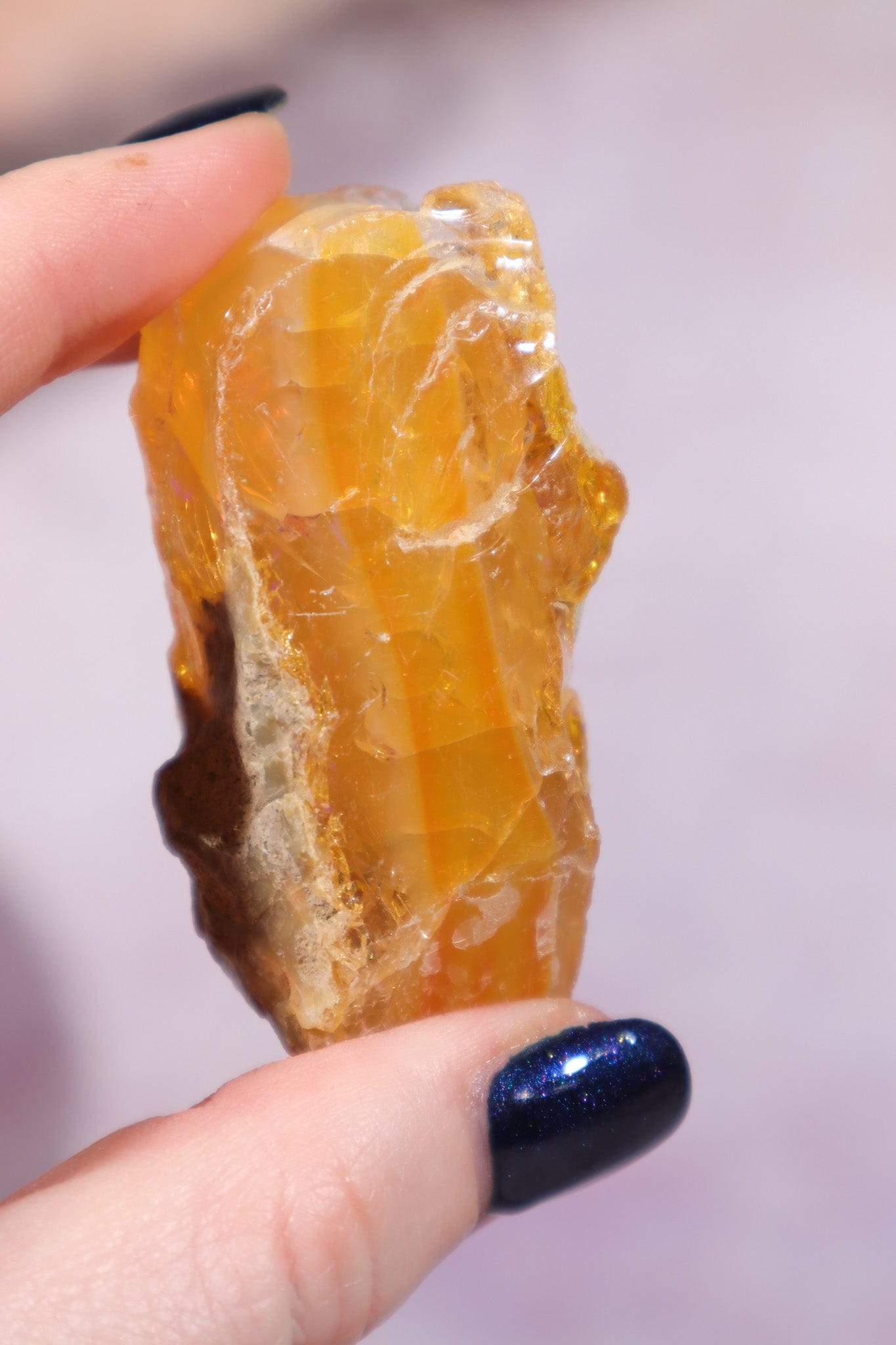 Iron Included Phantom Opal Minerals Tali & Loz Crystals