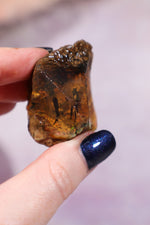 Iron Included Phantom Opal With Fern like Inclusions Minerals Tali & Loz Crystals