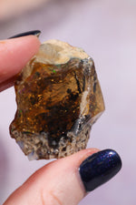 Iron Included Phantom Opal With Fern like Inclusions Minerals Tali & Loz Crystals