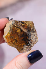 Iron Included Phantom Opal With Fern like Inclusions Minerals Tali & Loz Crystals