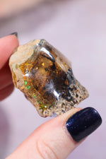 Iron Included Phantom Opal With Fern like Inclusions Minerals Tali & Loz Crystals