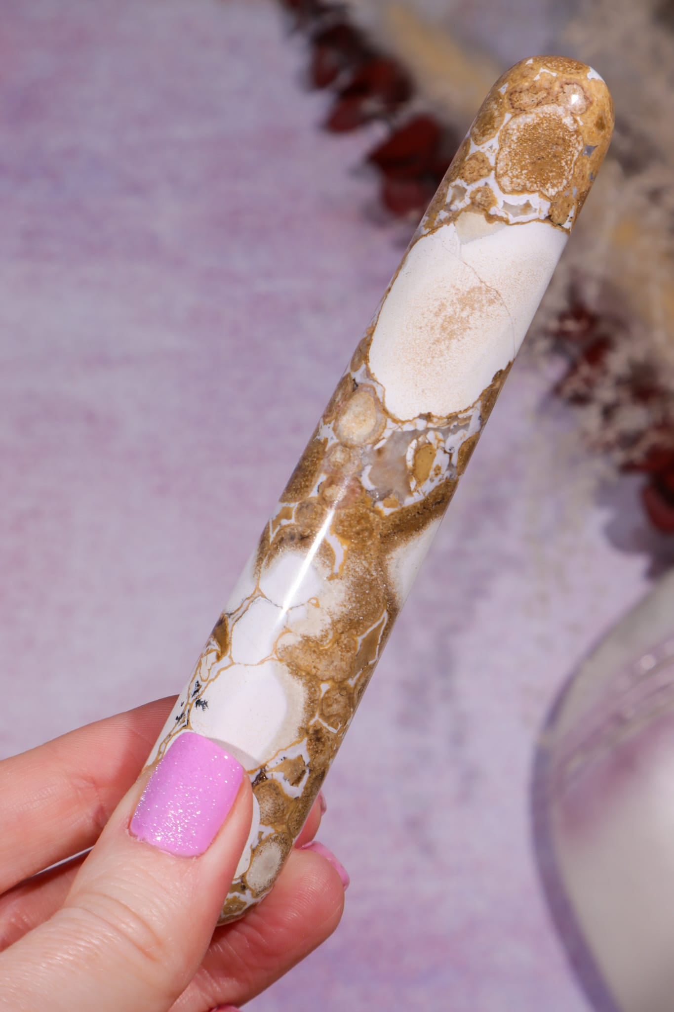 King Cobra Jasper Wand | India Wands Tali & Loz Crystals