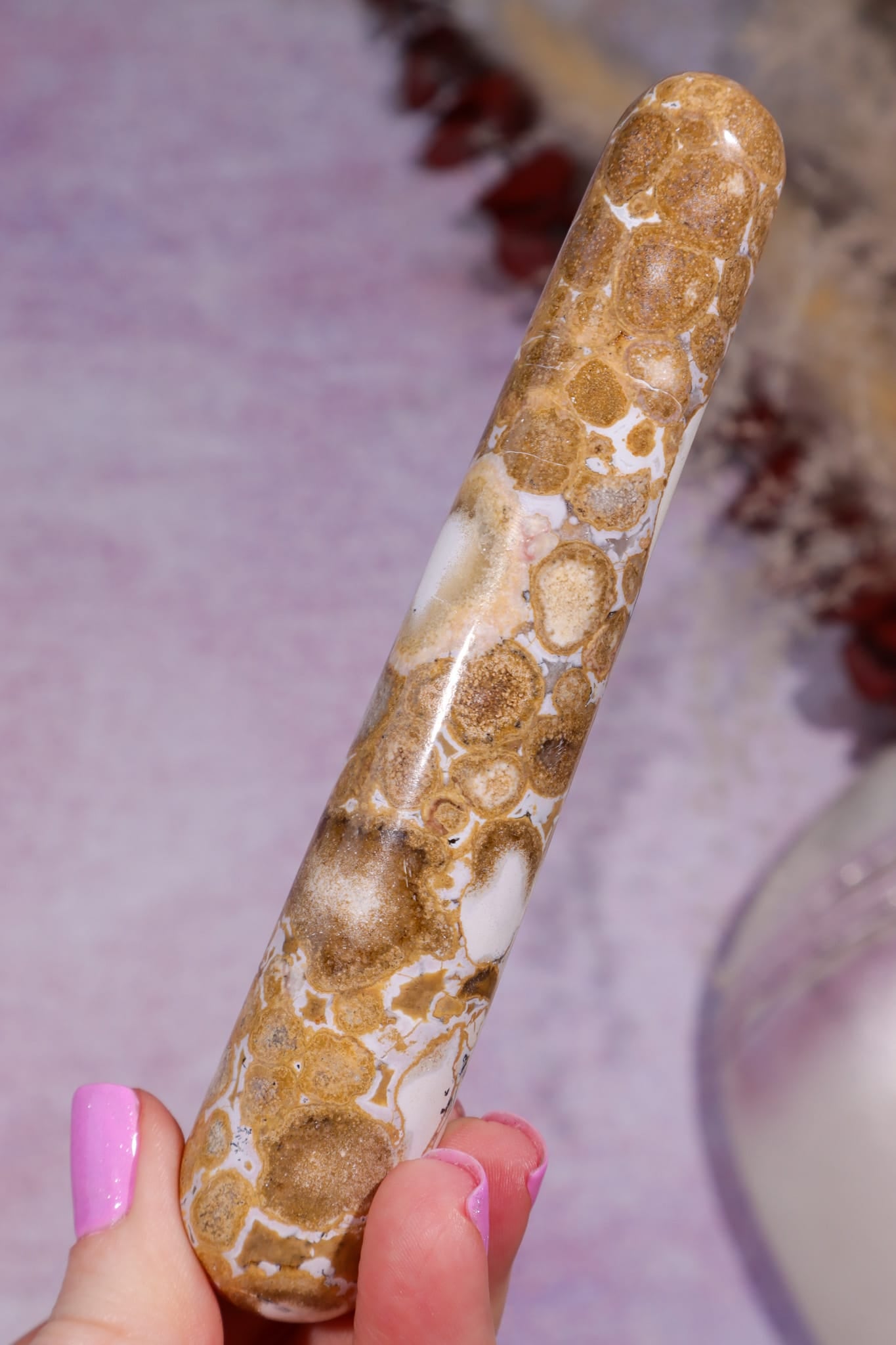 King Cobra Jasper Wand | India Wands Tali & Loz Crystals