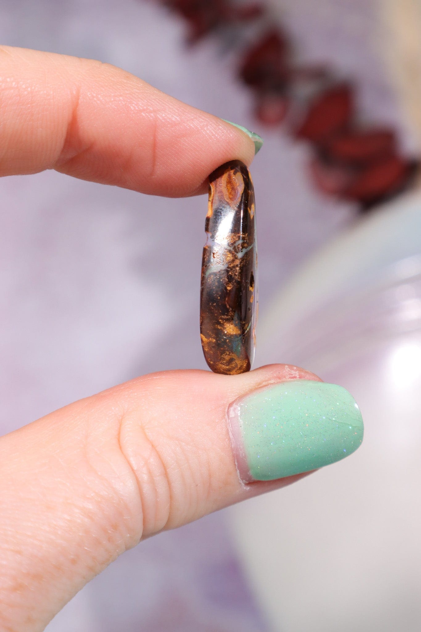 Koroit , Australia Boulder Opal 4.20gr Rocks & Fossils Tali & Loz Crystals