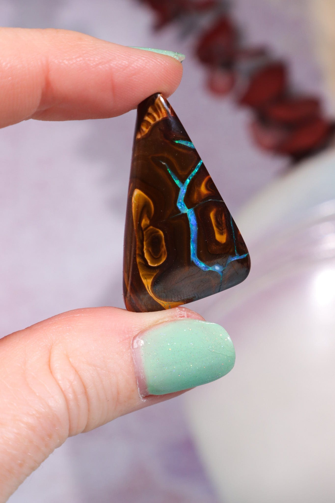 Koroit , Australia Boulder Opal 7.75gr Rocks & Fossils Tali & Loz Crystals